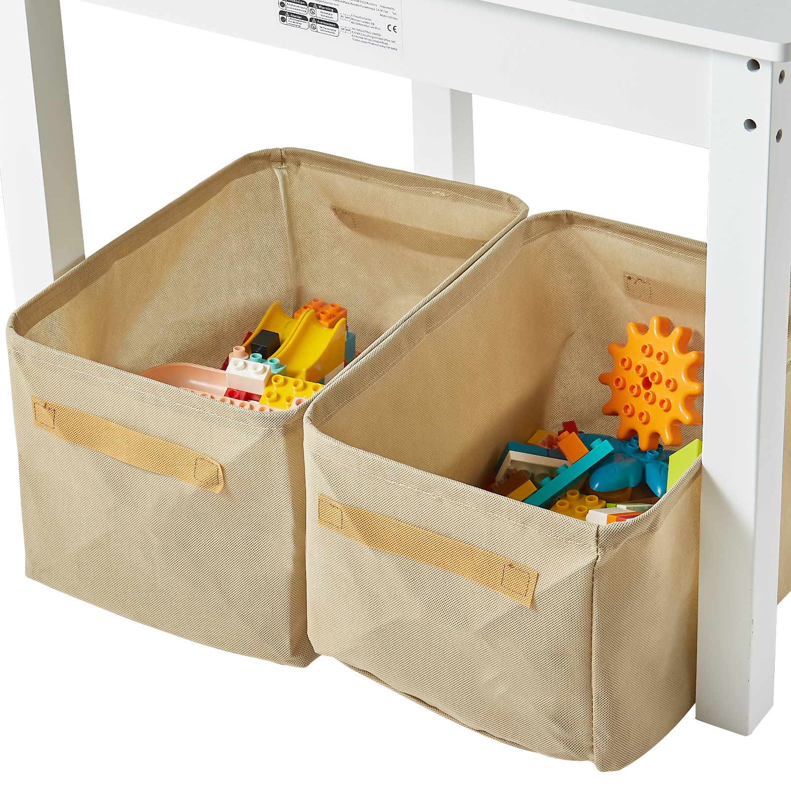 Kids Activity Table And Chairs Set With Storage For Toddlers_voghion.com